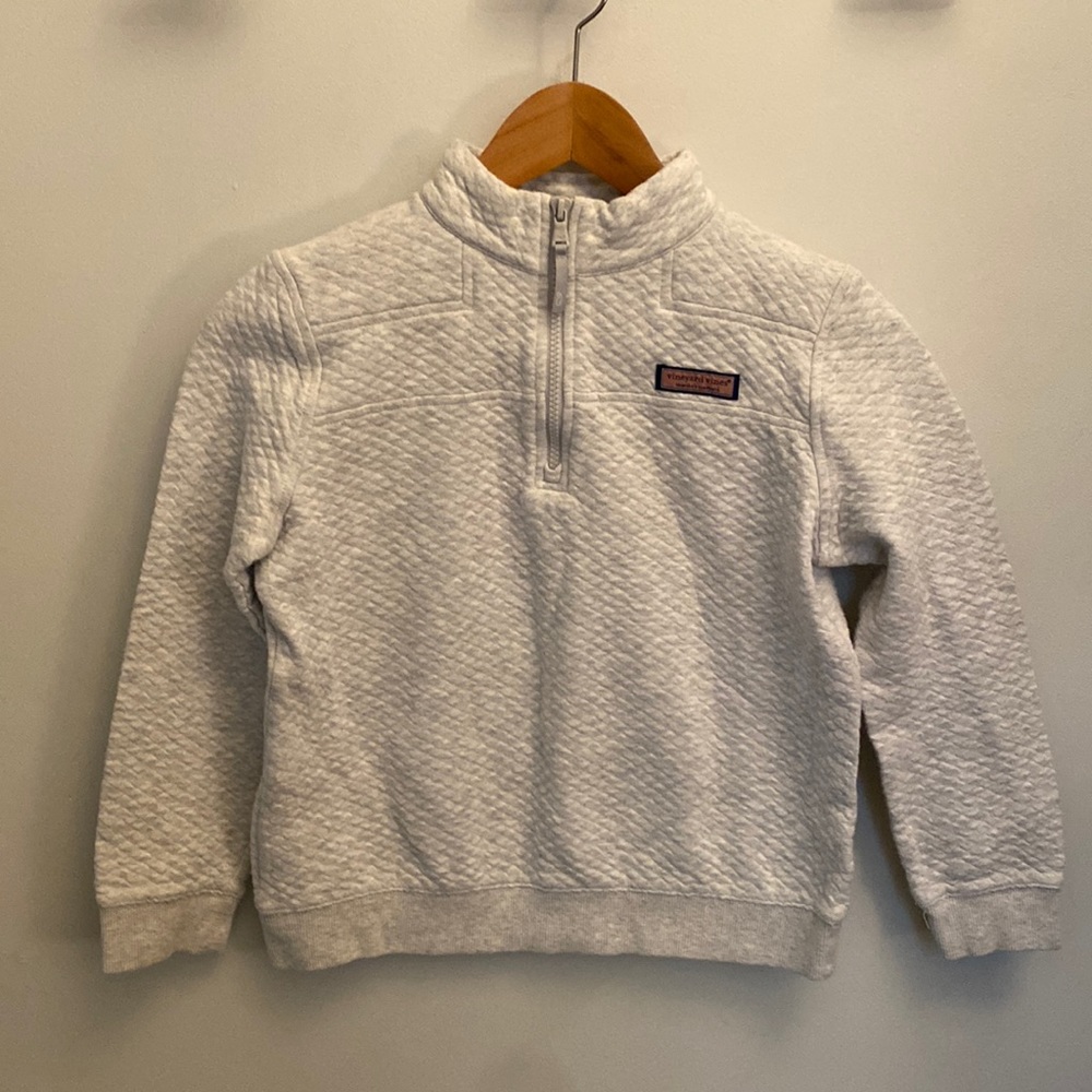 Vineyard Vines Boys Quilted Quarterzip small